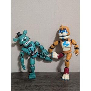 Five Nights At Freddy's DreadBear  And Glam Rock Freddy  Funko For Parts